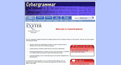 Desktop Screenshot of cybergrammar.co.uk