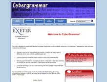 Tablet Screenshot of cybergrammar.co.uk